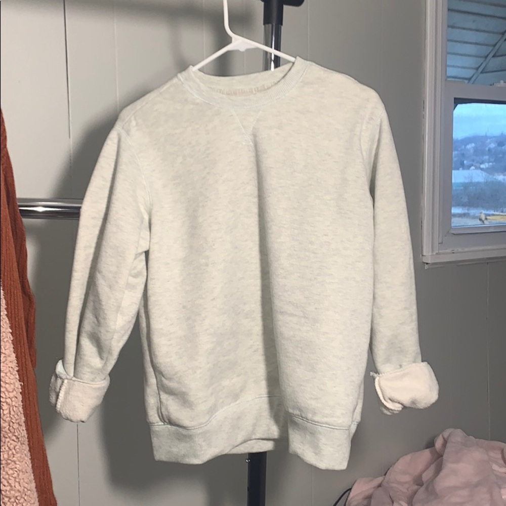 Cream Colored Crewneck, Size S